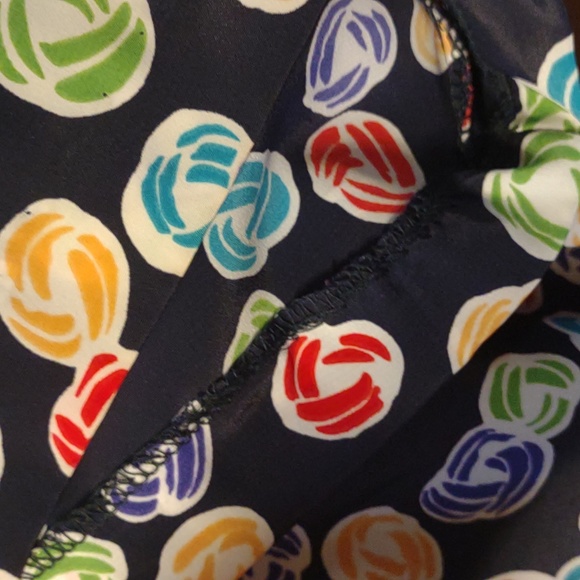 Vintage Liz Roberts 1970s maxi dress MCM modest pleated conservative candy balls - Picture 11 of 16